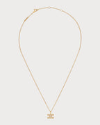 CELINE Triomphe Rhinestone Necklace Brass(2 Colors) - LONDONKELLY 英國名牌代購