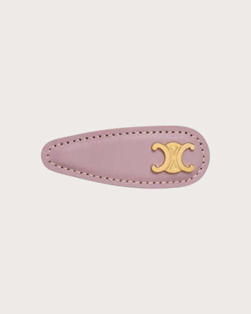 CELINE Triomphe Snap Hair Clip in Calfskin | 賽琳 髮夾 (多色) - LONDONKELLY 英國名牌代購