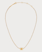 CELINE Triomphe Sparkle Necklace Brass(Gold) - LONDONKELLY 英國名牌代購