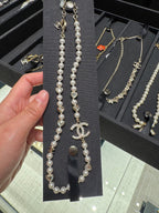 CHANEL ABG257 CC Logo Pearl Heart Necklace(Gold) - LONDONKELLY 英國名牌代購