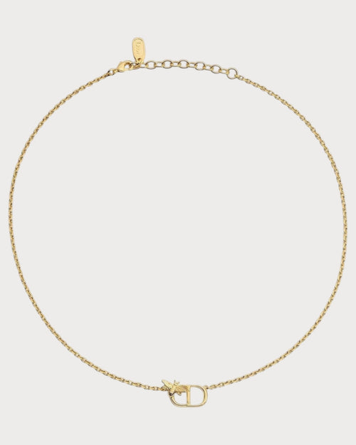 CHRISTIAN DIOR CD Garden Necklace | 迪奧 頸鏈 (金色) - LONDONKELLY 英國名牌代購