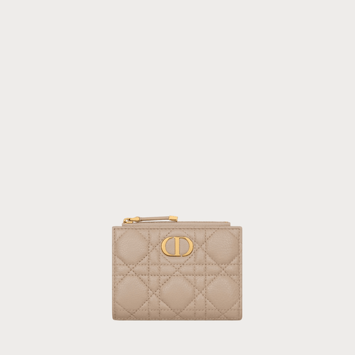 CHRISTIAN DIOR Dior Caro Dahlia Wallet Two-Tone(Beige) - LONDONKELLY 英國名牌代購