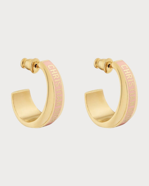 CHRISTIAN DIOR Dior Code Earrings Gold - Finish Metal | 迪奥 耳环 (多色) - LONDONKELLY 英国名牌代购