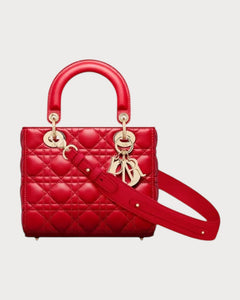[限量款] CHRISTIAN DIOR Lady Dior My ABCDIOR Bag | 迪奧 Lady Dior手袋 (Scarlet Red)