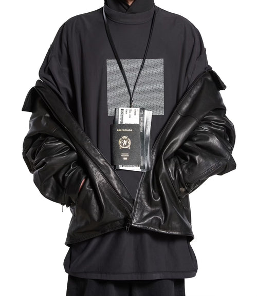 BALENCIAGA Men's Passport Phone Holder | 巴黎世家 男仕電話套 (黑色) - LondonKelly 英國名牌代購