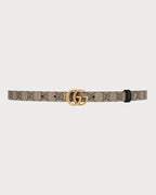 GUCCI GG Marmont Reversible Thin Belt | 古馳 皮帶 (2CM/啡黑色) - LONDONKELLY 英國名牌代購