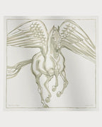 HERMES Libre Comme Pegase Scarf 90 | 愛馬仕 絲巾 (白色) - LONDONKELLY 英國名牌代購