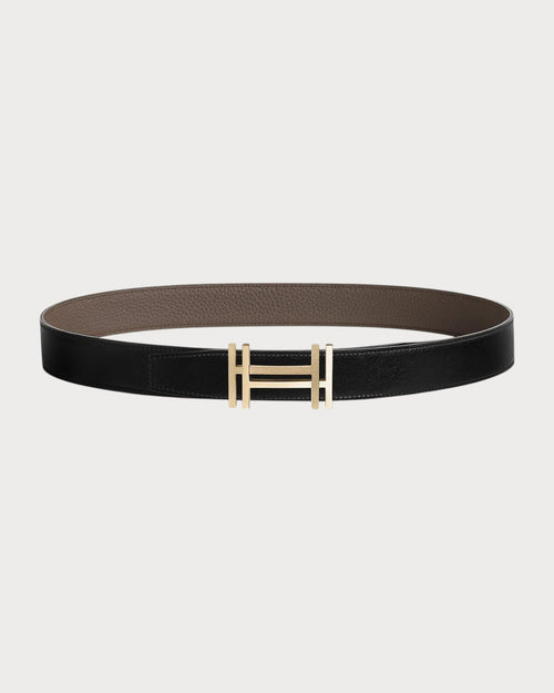 HERMES Men's H Au Carre Belt Buckle & Reversible Leather Strap | 愛馬仕 男仕雙面皮帶 (32MM/ 多色) - LONDONKELLY 英國名牌代購