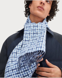 HERMES Men's H Ecossais Recto - Verso Muffler | 愛馬仕 男仕頸巾 (多色) - LONDONKELLY 英國名牌代購