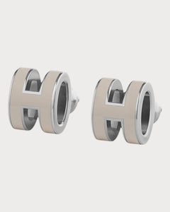 HERMES Silver Mini Pop H Earrings | 愛馬仕 耳環 (迷你/多色) - LONDONKELLY 英國名牌代購