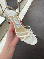 JIMMY CHOO Dahlia 65 Nappa Leather(White) - LONDONKELLY 英國名牌代購