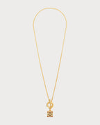 LOEWE Anagram Cube Pendant | 羅意威 頸鏈 (金色)