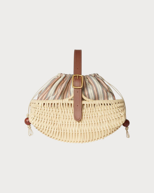 LORO PIANA Cherry Basket | 諾悠翩雅 草編籃 (啡色) - LONDONKELLY 英國名牌代購