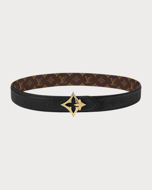 LOUIS VUITTON M8373U LV Flowergram 30mm Reversible Belt | 路易威登 雙面皮帶 (黑色)