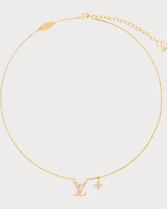 LOUIS VUITTON M01215 LV Iconic Enamel Necklace | 路易威登 頸鏈 (Pink)