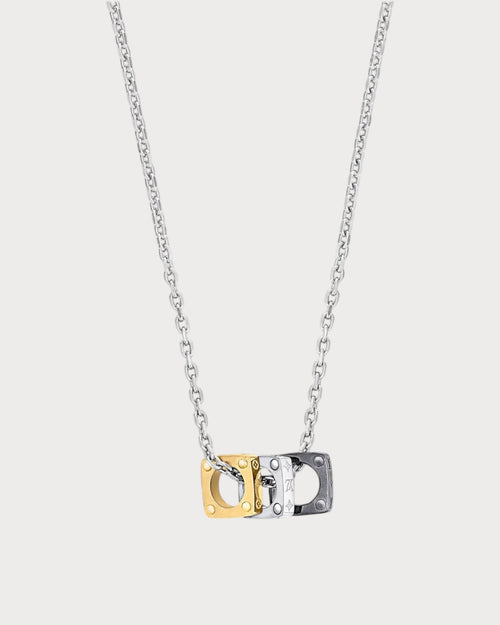 LOUIS VUITTON M00675 Men's Monogram Bold Necklace | 路易威登 男仕頸鏈 (銀色)