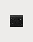 MAISON MARGIELA MM Black Leather Buttoned Chain Wallet | 銀包連鏈帶 (黑色) - LONDONKELLY 英國名牌代購
