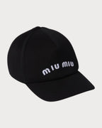 MIU MIU Drill Baseball Cap Cotton(2 Colors) - LONDONKELLY 英國名牌代購