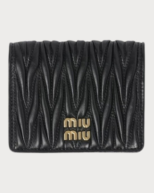 MIU MIU Matelasse Nappa Leather Wallet | 繆繆 銀包 (多色) - LONDONKELLY 英國名牌代購