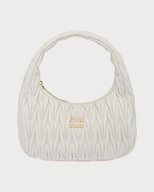 MIU MIU Wander Matelasse Nappa Leather Hobo Bag L Size | 繆繆 腋下袋 (大碼/多色) - LONDONKELLY 英國名牌代購