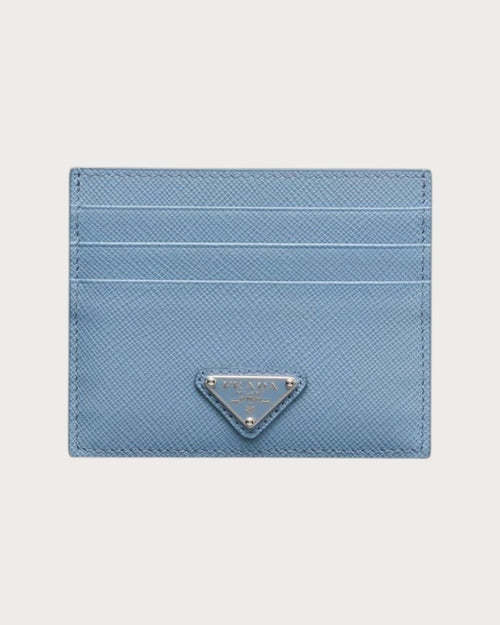 PRADA 1MC025 Saffiano Leather Triangle Logo Card Holder | 普拉達 卡套 (多色) - LONDONKELLY 英國名牌代購