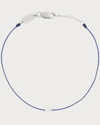 REDLINE White Gold and Diamond Illusion Bracelet | 紅繩 手鍊（白金/藍色） - LONDONKELLY 英國名牌代購