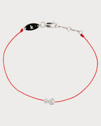 REDLINE White Gold and Diamond Infinite Double Bracelet | 红绳 手链 (0.15CT/多色) - LONDONKELLY 英国名牌代购