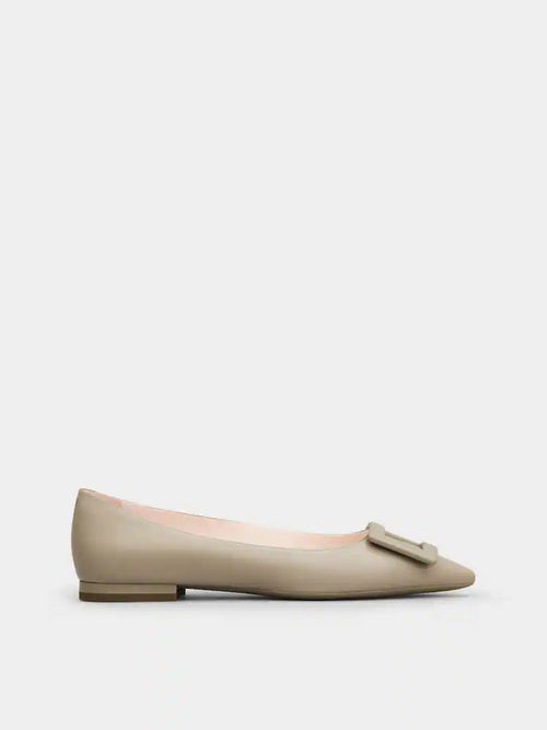 ROGER VIVIER Gommettine Ballerinas in Leather | RV 皮革芭蕾平底鞋 (多色) - LondonKelly 英國名牌代購