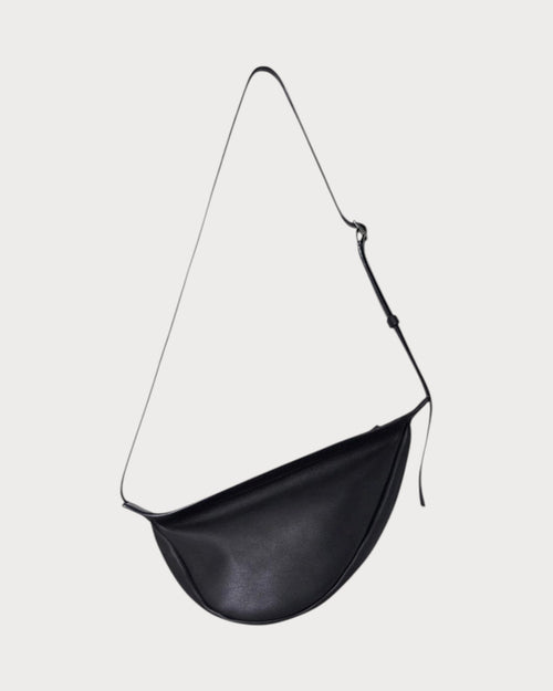 THE ROW Small Slouchy Banana Bag in Leather | 手袋 (黑色) - LondonKelly 英國名牌代購
