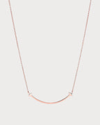 TIFFANY & CO. Tiffany T Smile Pendant in Rose Gold | 蒂芙尼 颈链 (玫瑰金) - LONDONKELLY 英国名牌代购