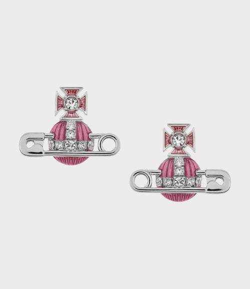 VIVIENNE WESTWOOD Kitty Earrings | 西太后 耳環 (粉紅色) - LONDONKELLY 英國名牌代購