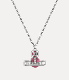 VIVIENNE WESTWOOD Kitty Pendant Necklace | 西太后 頸鏈 (粉紅色) - LondonKelly 英國名牌代購