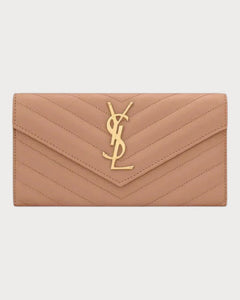 YSL SAINT LAURENT Large Flap Wallet | 聖羅蘭 長銀包 (多色)