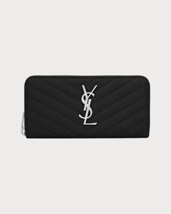 YSL SAINT LAURENT Cassandre Matelasse Zip Around Long Wallet | 圣罗兰 长银包 (多色) - LONDONKELLY 英国名牌代购
