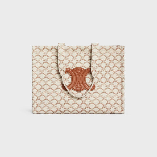 CELINE Textile Large Cabas Thais | 賽琳 手提袋 (大碼/白色)