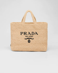 PRADA Raffia Tote Bag | 普拉達 草編袋 (Tan)