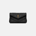 YSL SAINT LAURENT Puffer Small Pouch | 聖羅蘭 Pouch (黑色)